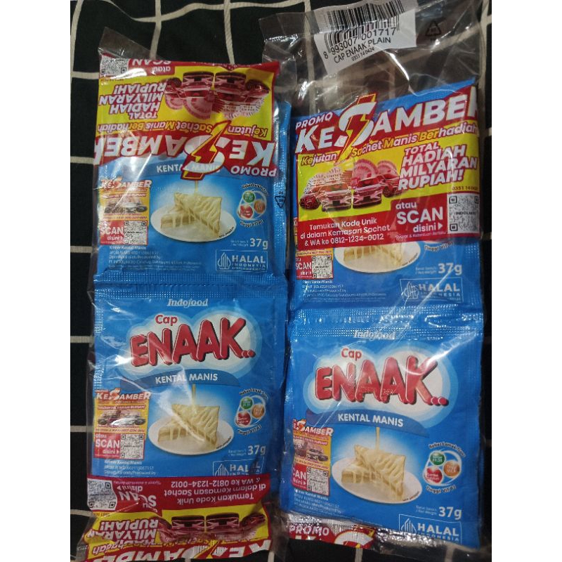 

Halal Cap Enaak Kental manis 37gr bundling 2 RTG