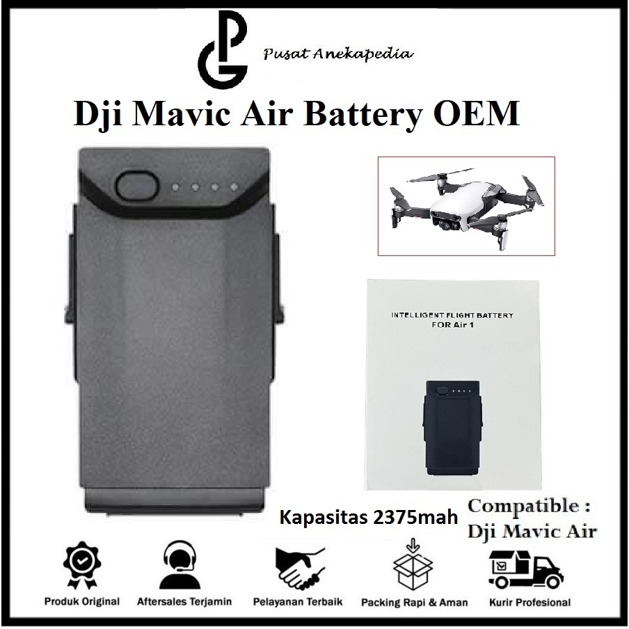Dji Mavic Air Battery - DJI Mavic Air Baterai - Batre DJI Mavic Air 2375Mah