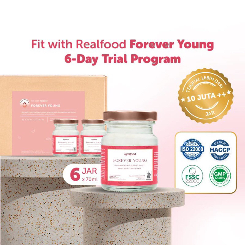 

Realfood Trial Pack Forever Young Minuman Birdnest
