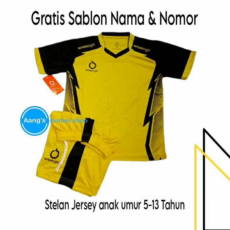 (custom) Baju jersey anak laki-laki/perempuan, baju olahraga futsal volly badminton