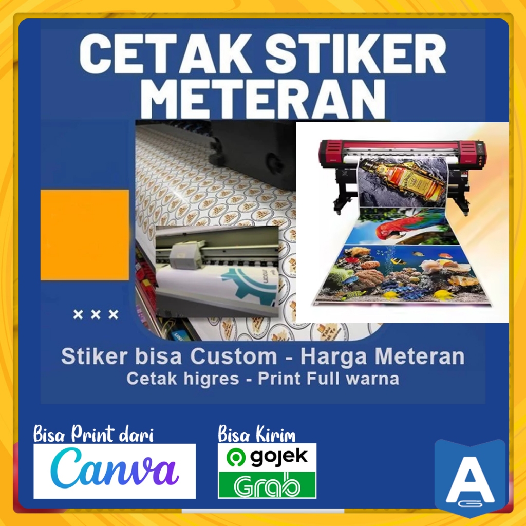 

Cetak Sticker Ritrama Print Stiker Exilio Murah Custom Meteran