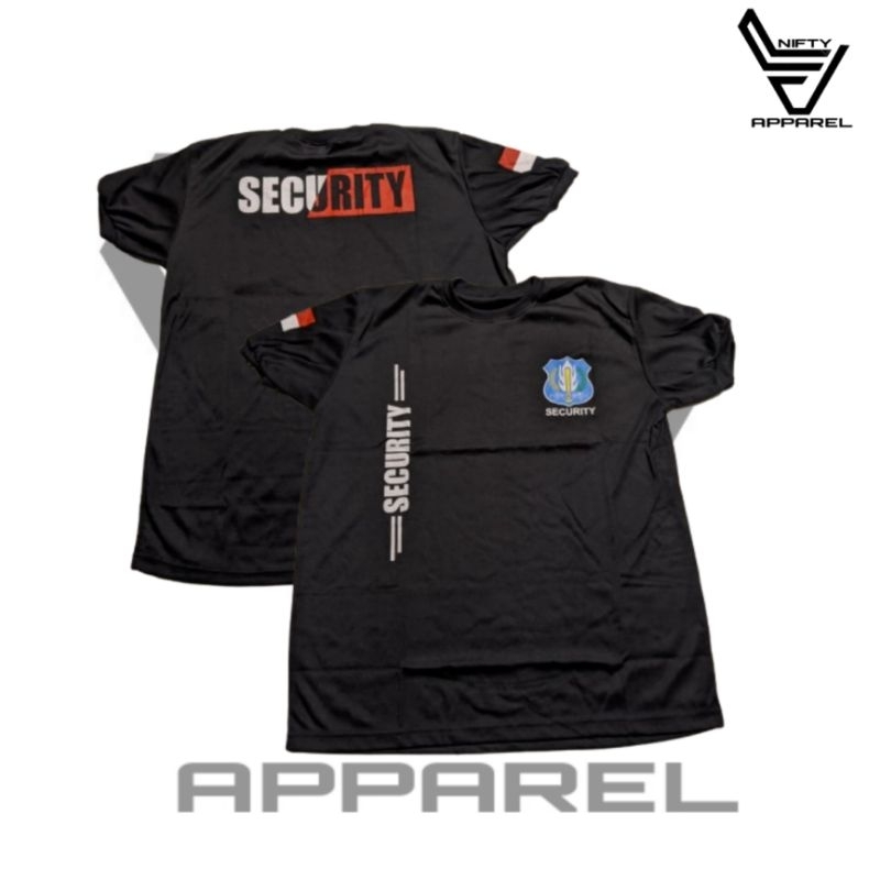 KAOS SECURITY HITAM TERBARU KAOS SECURITY CREAM TERBARU