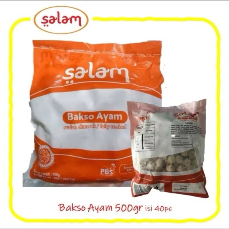 

SALAM BAKSO AYAM & kerikil isi 100 (HANYA INSTAN)