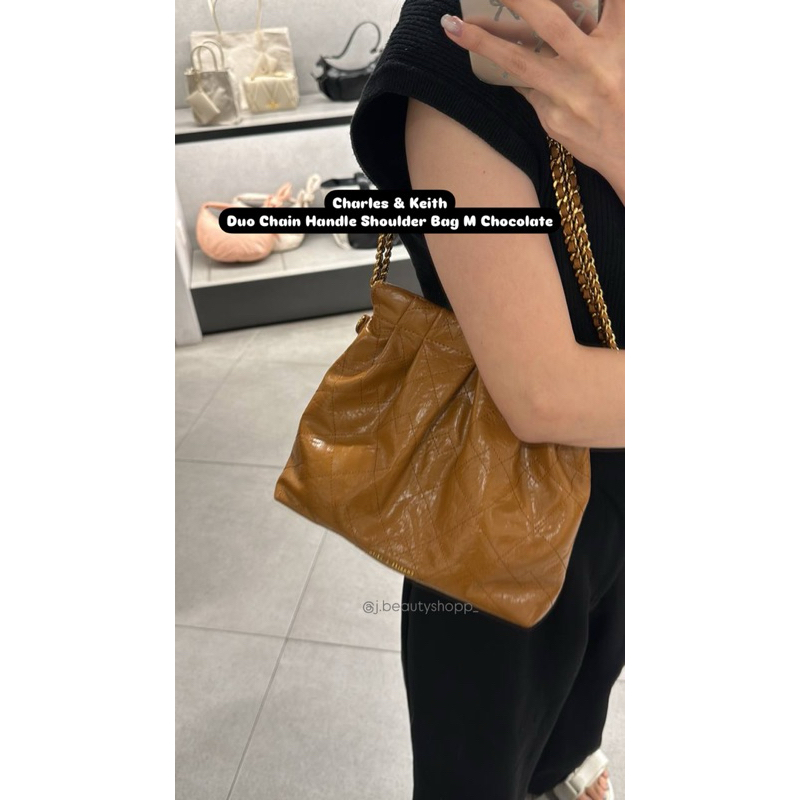 Tas CK Duo Furry Chain Handle