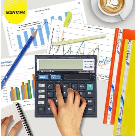 

HJK Kalkulator calculator Montana MTC512 12 digit kualitas terbaik Original Montana