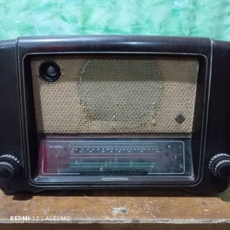 radio tabung jadul antik telefunken apa adanya