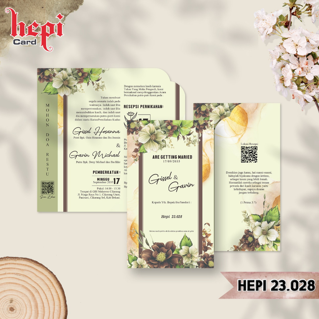 Blangko Undangan Hepi 028