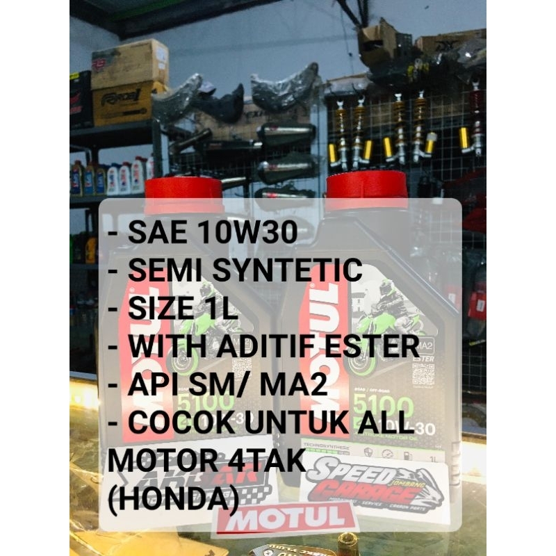 OLI MOTUL 5100 10W30 1L & 1,2L