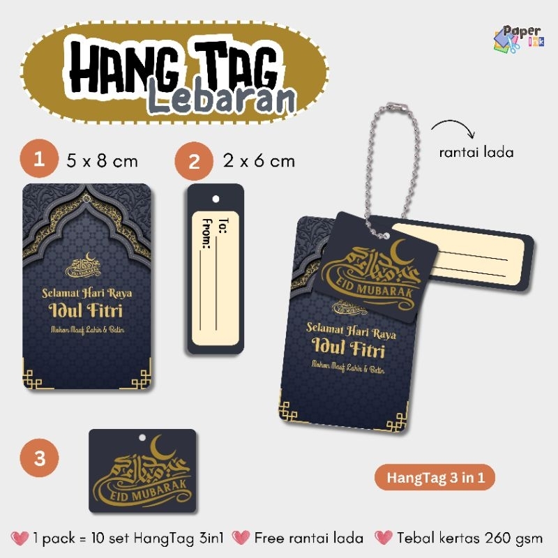

HangTag 3 in 1, Edisi Lebaran (harga untuk 1 pcs)