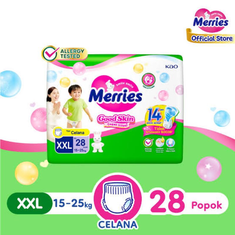 Pampers Merries XXL28