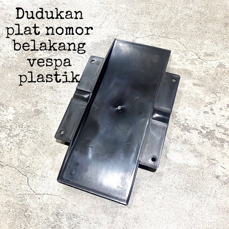 Dudukan Plat Nomor Belakang Vespa Px Excel Exclusive Super Sprint Vbb