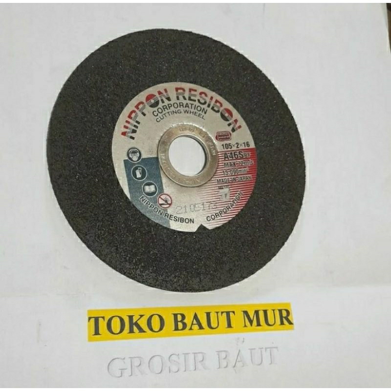 Batu Grinda potong 4 inchi Resibon