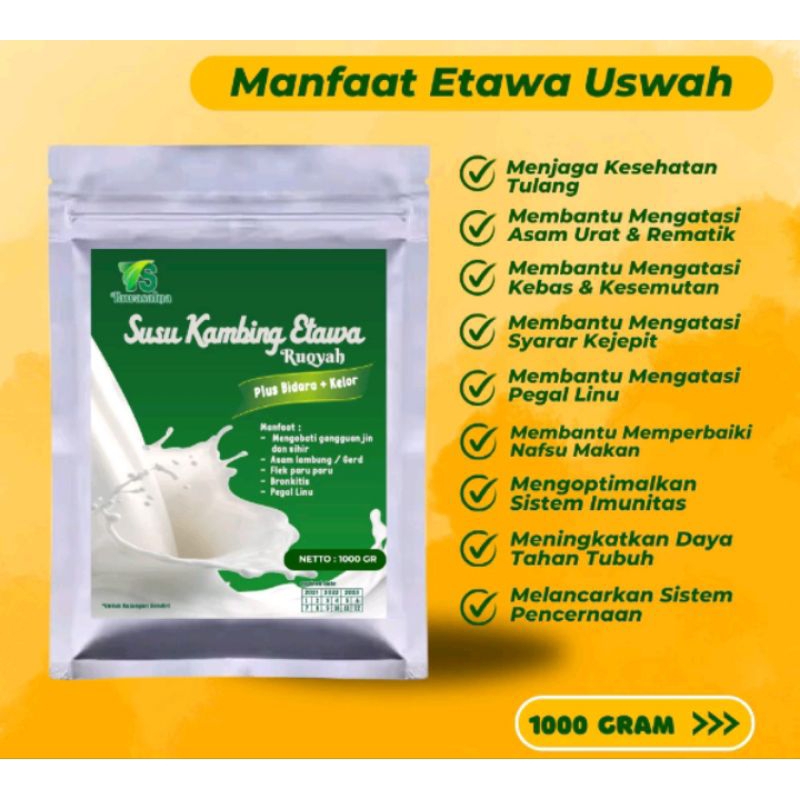 

Susu kambing etawa asli 1kilo