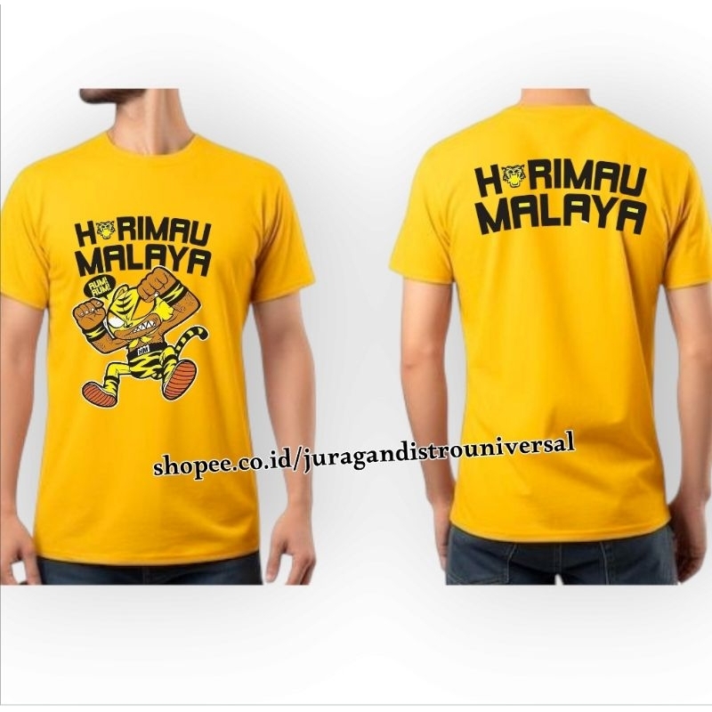 Kaos HariRimau Malaya AUM AUM baju sepakbola bolasepak Suporter malaysia keren HARIMAU KARTUN