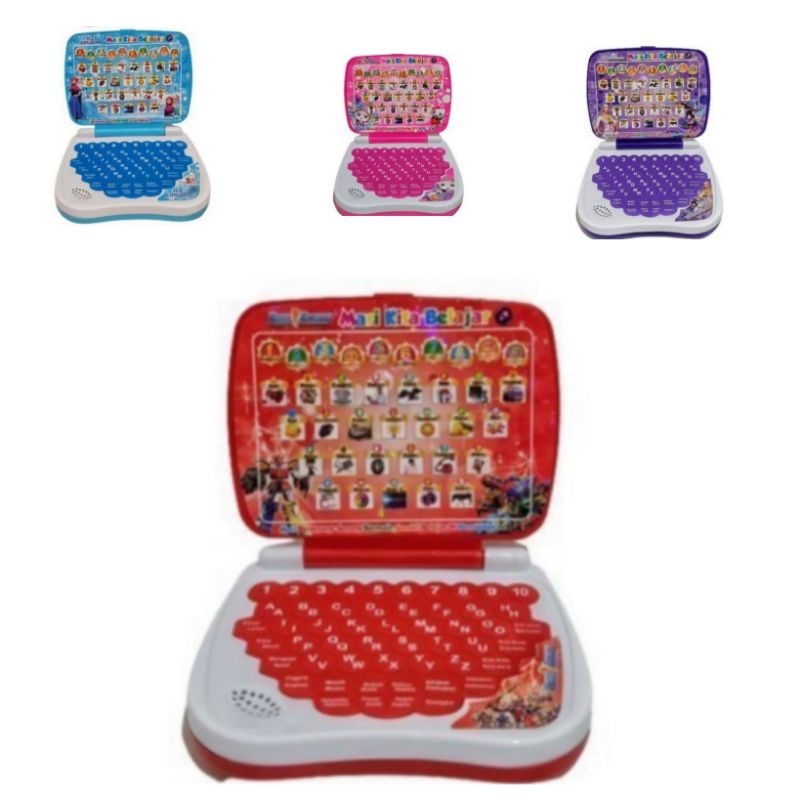 Mainan Laptop Anak Mainan Edukasi Anak Laptop 2 Bahasa Mainan Laptop Laki & Perempuan