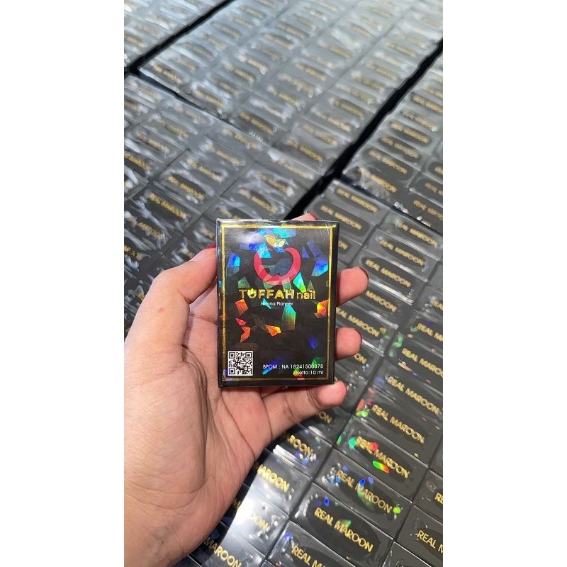 TUFFAH NAIL HENNA | HENNA MAROON | BPOM ASLI SAH DIPAKAI SHOLAT | PACAR KUKU | HALAL |NAIL HENNA