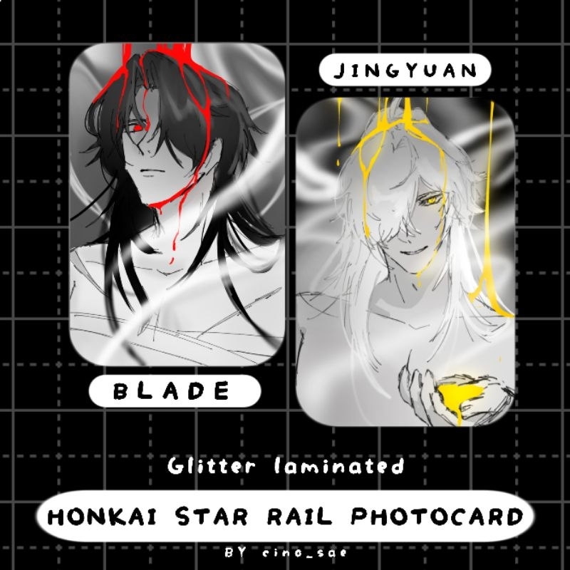 HSR / Honkai Star Rail Photocard - DRIPPING IN DESIRE - [ Blade Jingyuan ]