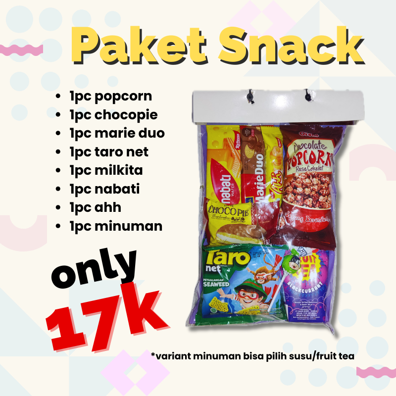 

Paket Snack Anak | Snack Ulang Tahun | Snack Hampers