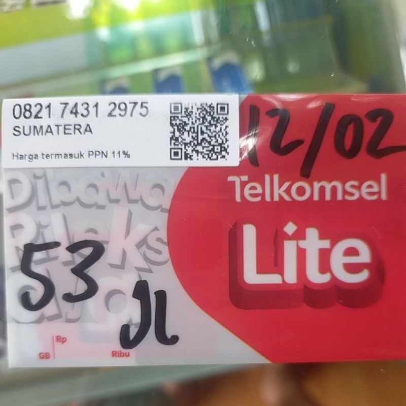 Kartu Paket Telkomsel 53 GB