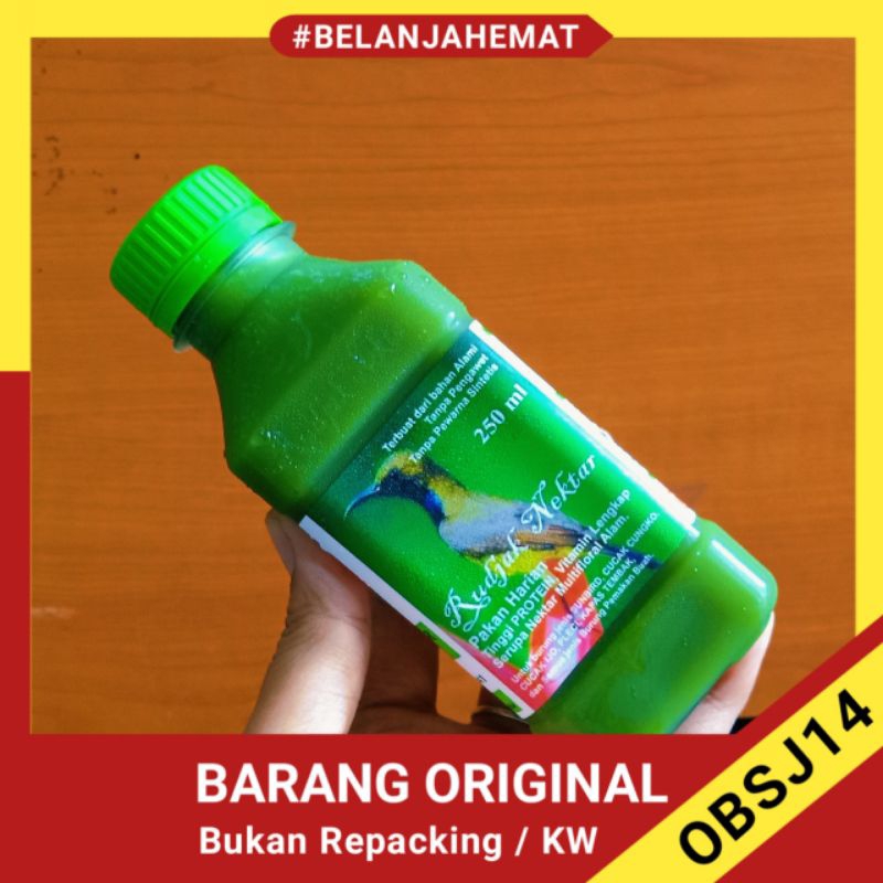 Rudjak Nektar 250 Ml Pakan Harian Tanpa Kroto