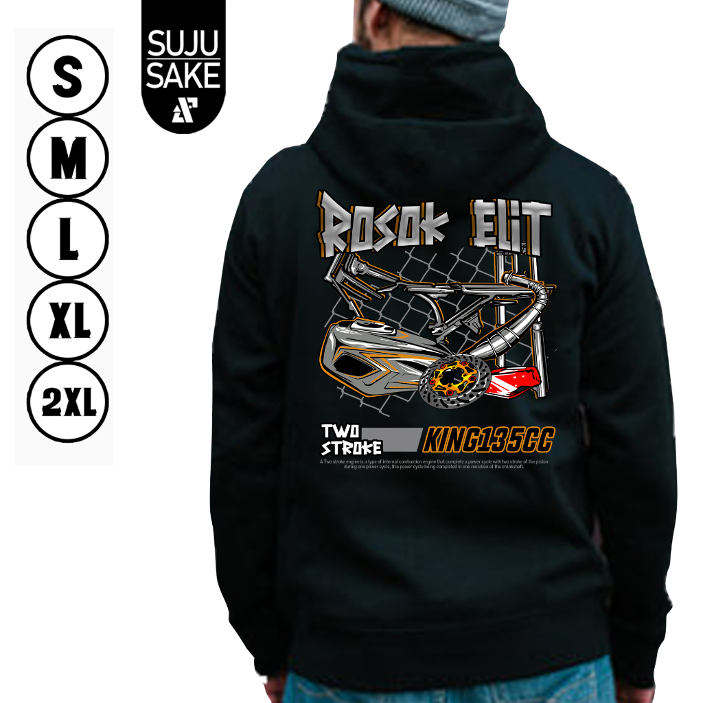Sujusake Industries Jaket Hodie Hoodie Hudi Hode Hodi Hudie Jemper Atasan Kupluk Komunitas Motor Clu