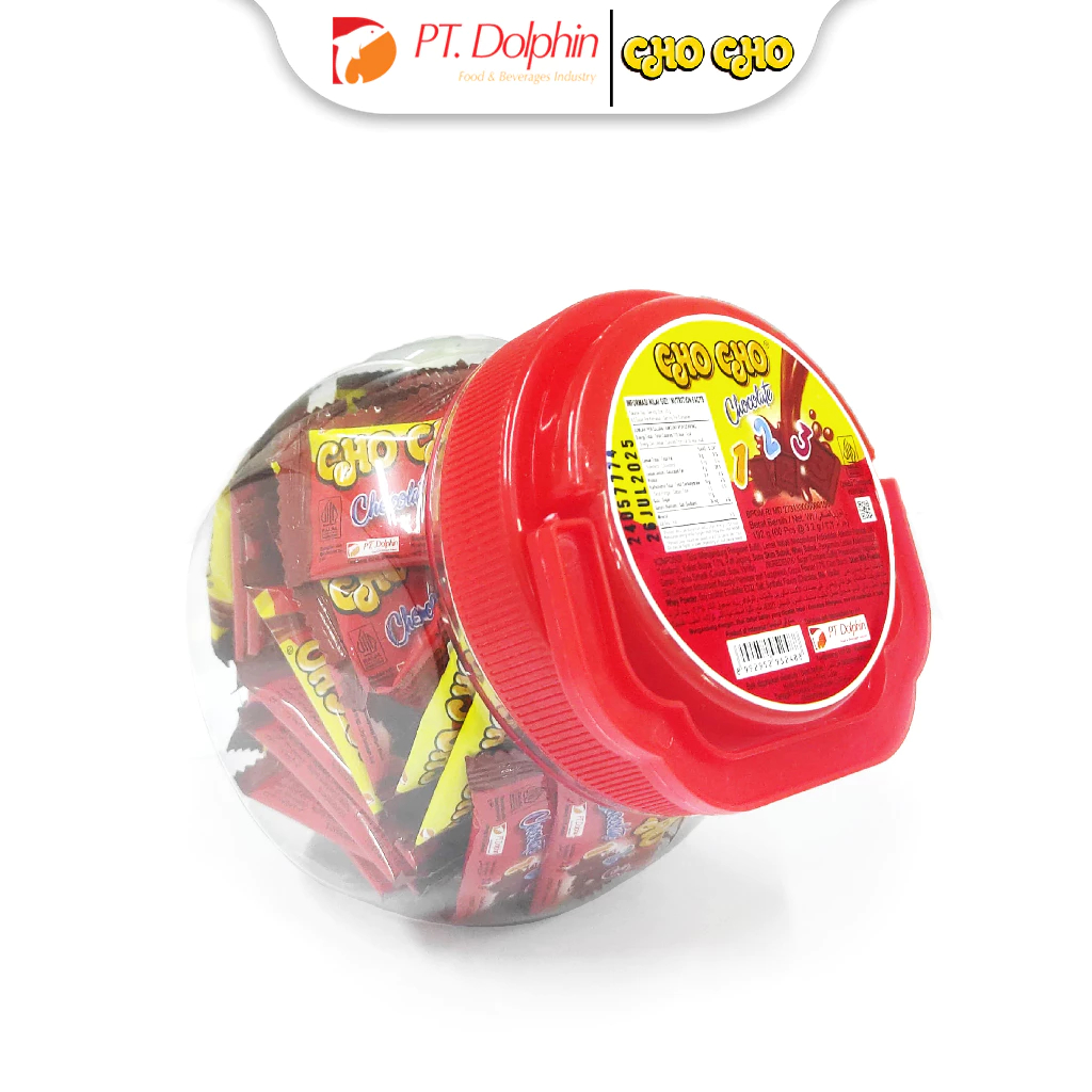 

CHO CHO CHOCOLATE 123 3.2G JAR | MAKANAN RINGAN COKLAT