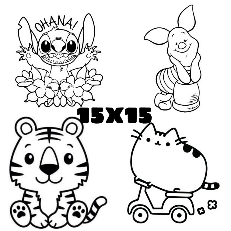 

TANPA CAT! KANVAS LUKIS ANAK 15X15