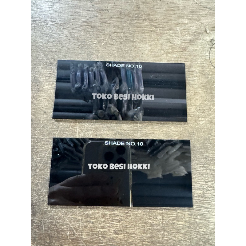 Kaca Las Hitam Shade No.10 / Kaca Kedok Las Hitam (1 pcs)