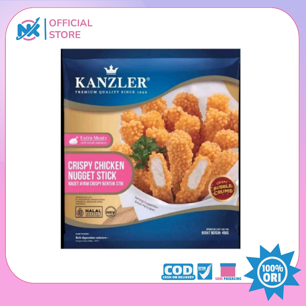 

Kanzler Crispy Chicken Nugget Stick 450gr