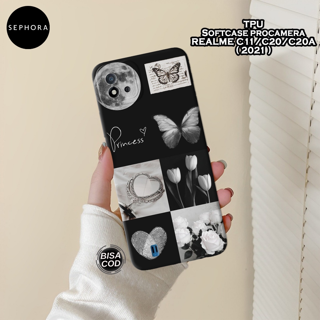 Case Realme C11/C20/C20A 2021 - Fashion Case Aesthetic - Softcase Realme C11/C20/C20A - Case Pro Cam