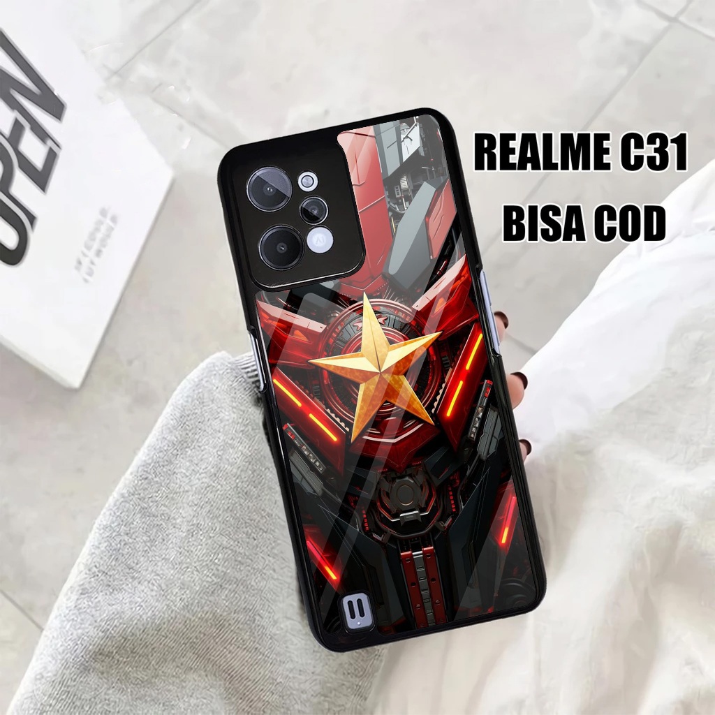 Case Realme C31 Case Realme C31 kaisarcase [ROBOT] Casing Hp Custom Case Aesthetic Kesing Hp Karakte