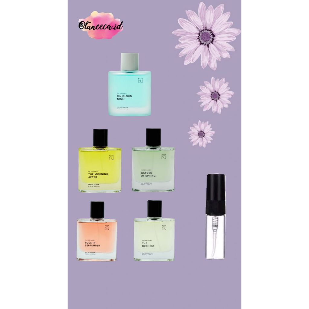Decant YN PERFUMERY  – Eau De Parfum  (Share in Bottle) - On Cloud Nine , Rose in September , The Du