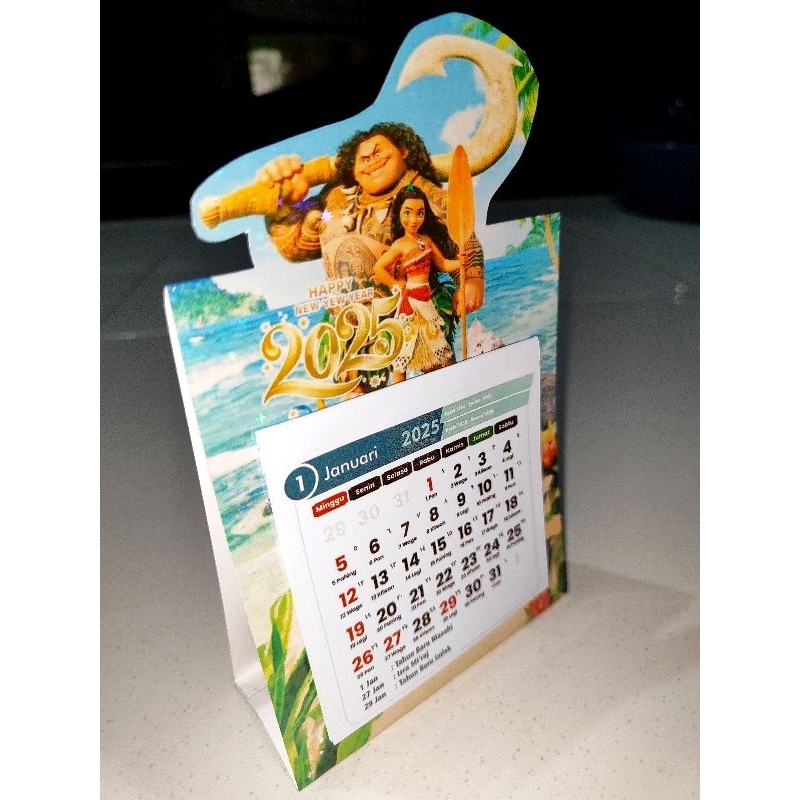 

Kalender Meja/Kalender Duduk/Kalender Tahun 2025/Kalender Mini