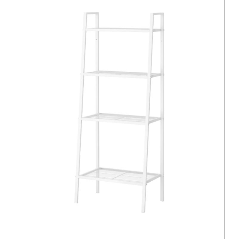 Ikea Lerberg Unit rak pajangan /penyimpanan putih 60x148 cm