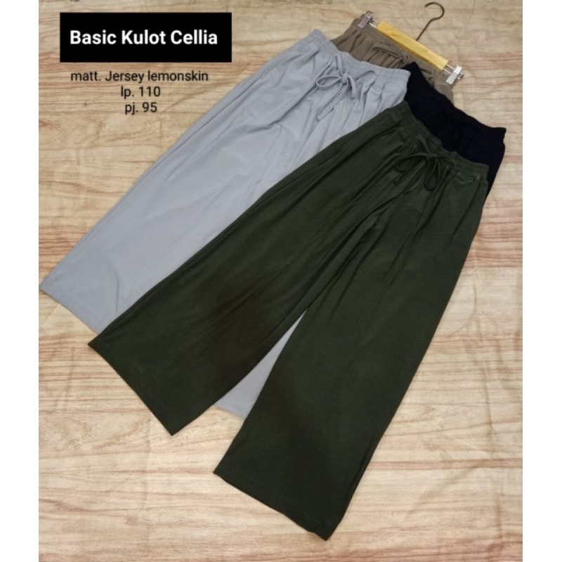 Queenla - Kulot Jersey Cellia  // Kulot Basic Jersey Jumbo Cellia