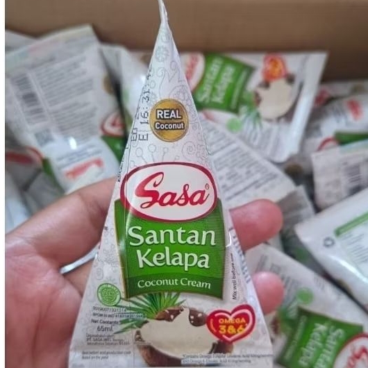 

santan cair kelapa kerucut 65ml /3pcs