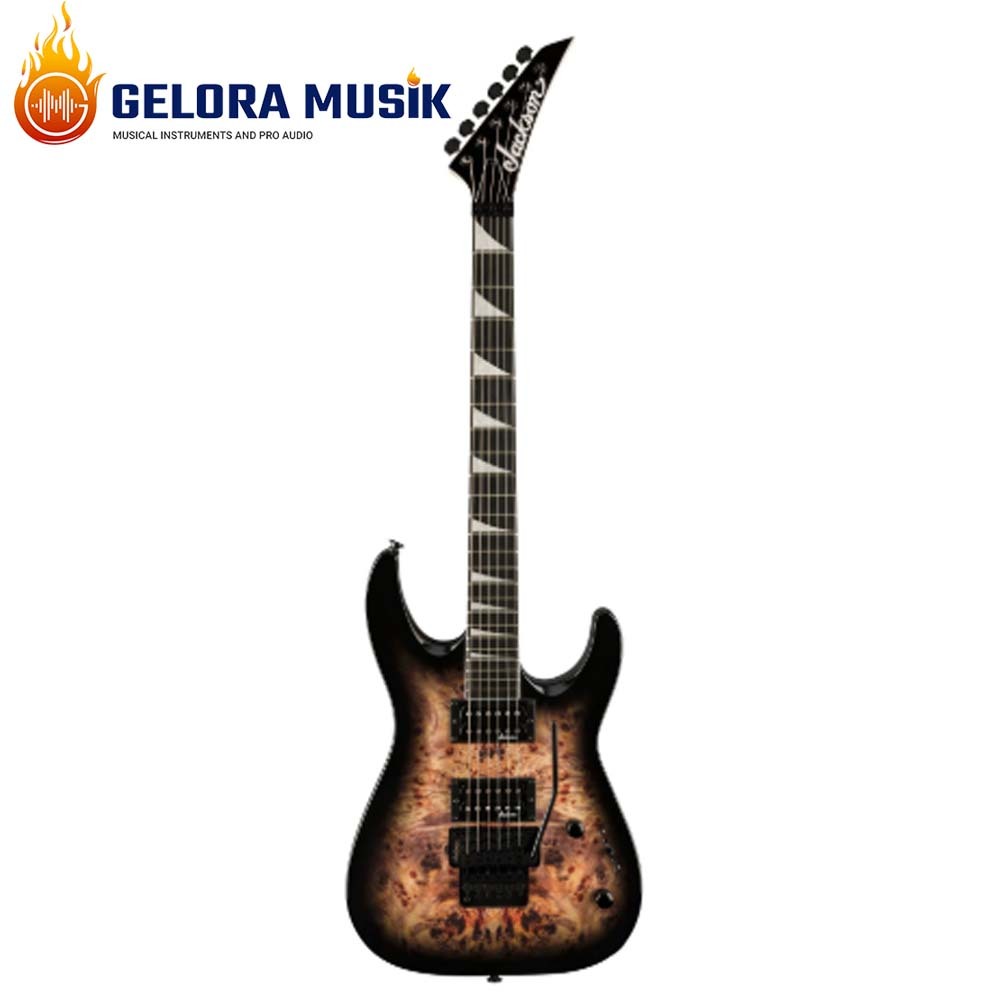 Gitar Elektrik Jackson JS Series Dinky JS32 DKAP,Amaranth FB,Transparent Black Burst