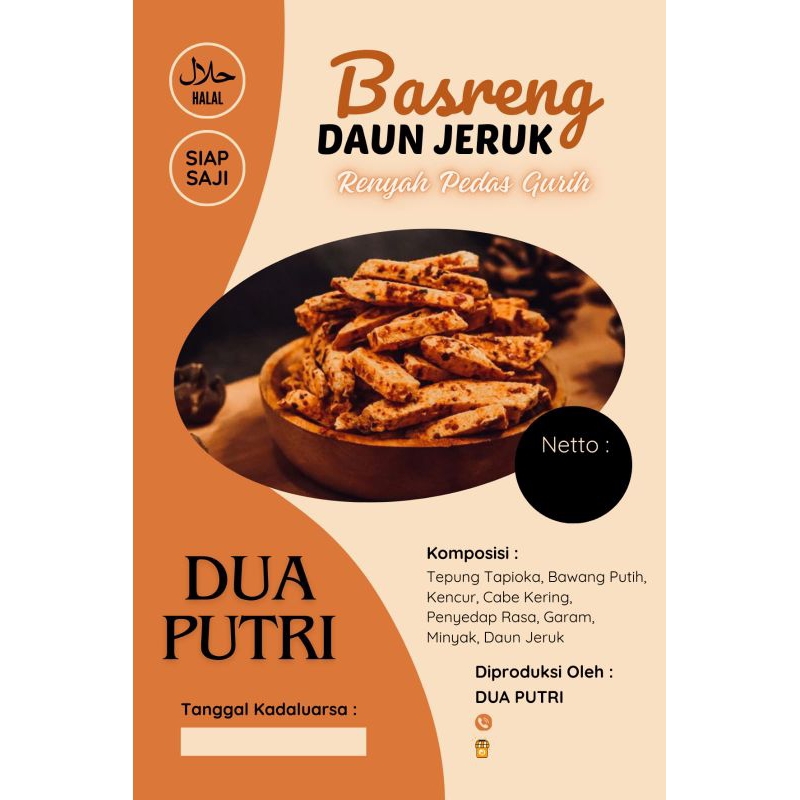 

Basreng Daun Jeruk Dengan Citra Rasa Yang Khas || 250 gram || 500 Gram