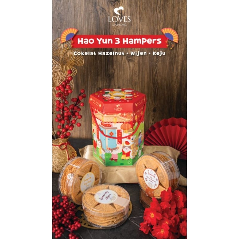 

Hampers Imlek Hampers Imlek Estetik Hampers Imlek Kue Kering Hao Yun 3 Hampers Semprong