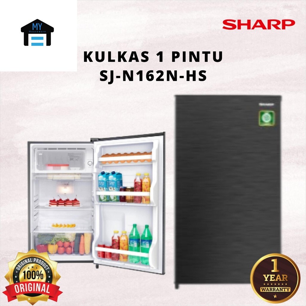 KULKAS SHARP 1 PINTU (SJ 162 NHS)