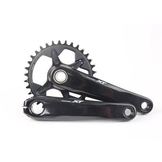 SHIMANO XT FC-M8100 1x12 Speed 32T Chainring 170mm Crank Arm Crankset Sepeda MTB
