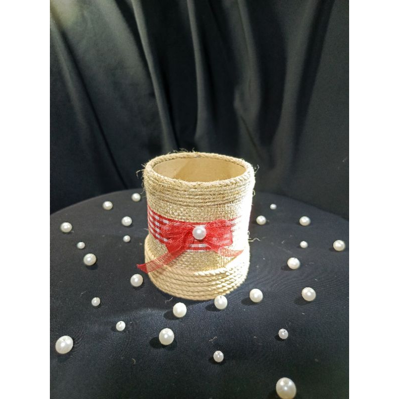 

Tempat Pensil Unik Tali Rami Dan Goni