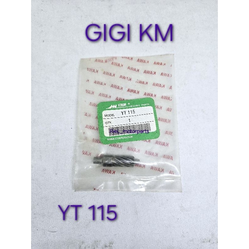 Gigi KM (KW) YT115 / YT 115 gear box speedometer kilometer KAWA