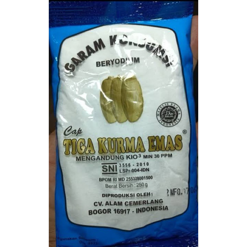 

garam siap masak / garam dapur garan masak