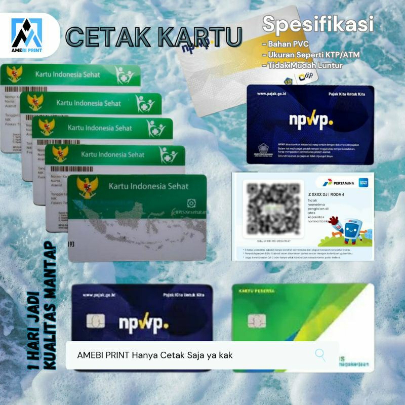 

CETAK ID CARD DAN LAINNYA
