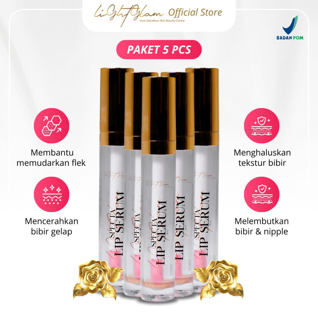 LIP SERUM BIBIR HITAM MENJADI PINK BPOM