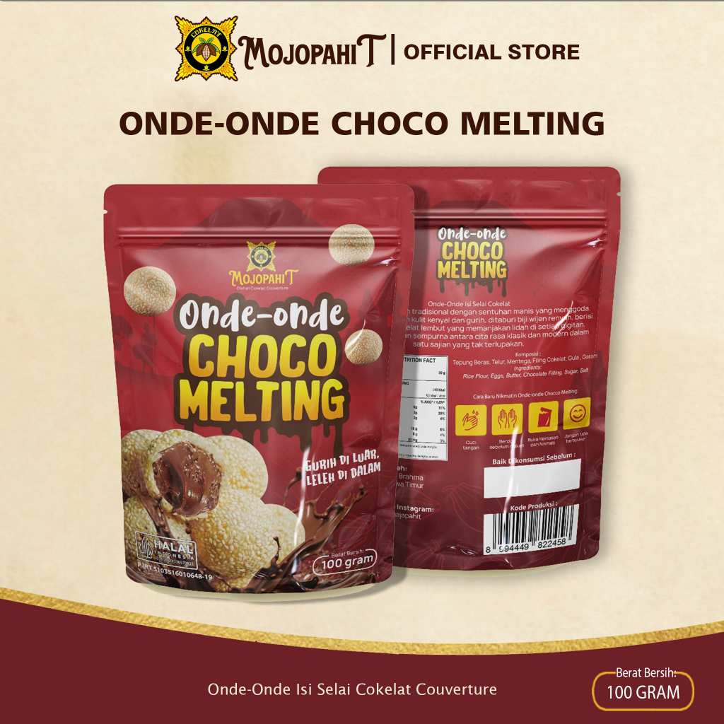 

ONDE ONDE CHOCO MELTING | JAJANAN COKELAT