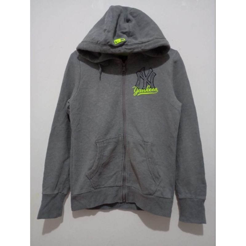 Jaket Hoodie Wanita MLB NY Original
