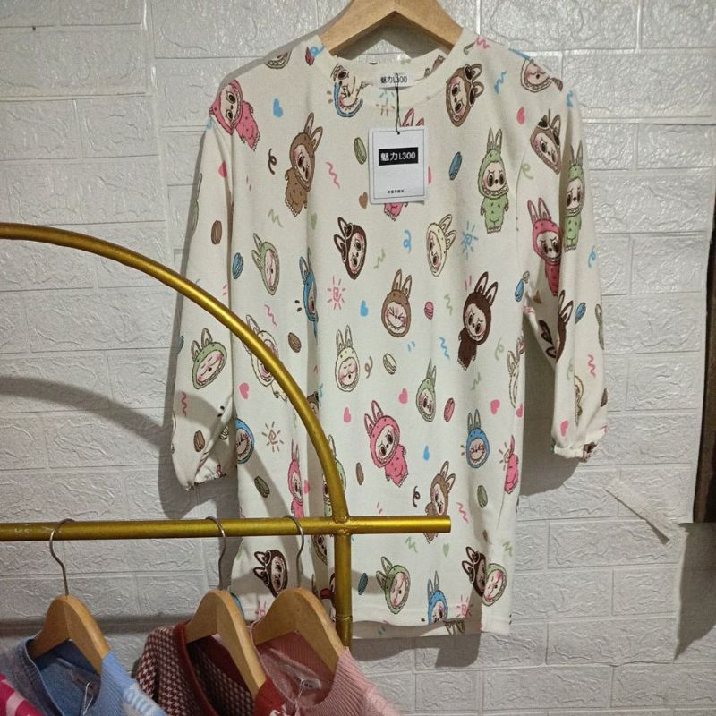 blouse labubu sijiso saku blouse labubu L300