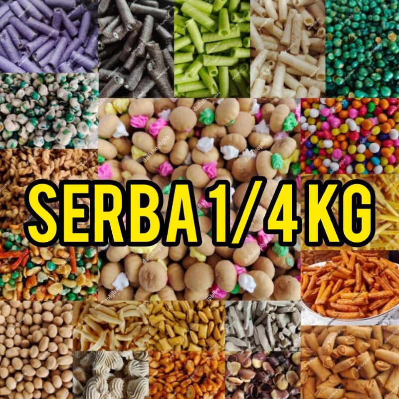 

SERBA 1/4 CAMILAN SNACK KILOAN TERLENGKAP Hyra.snack